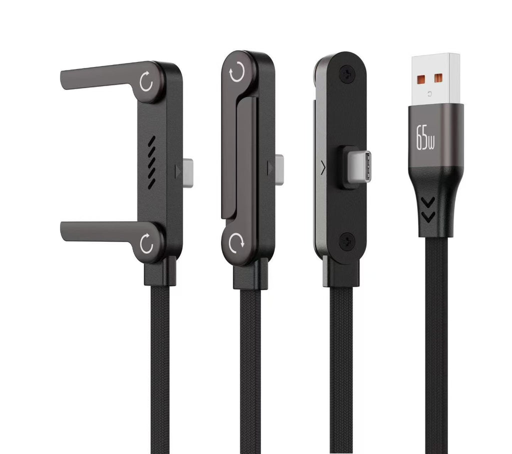 240W Foldable Phone Stand & Bendable Fast Charging Cable Compatible with iPhone 15-17 iPad Samsung Durable Aluminum Connector Universal Fit 1.5M Length for Hands-Free Charging