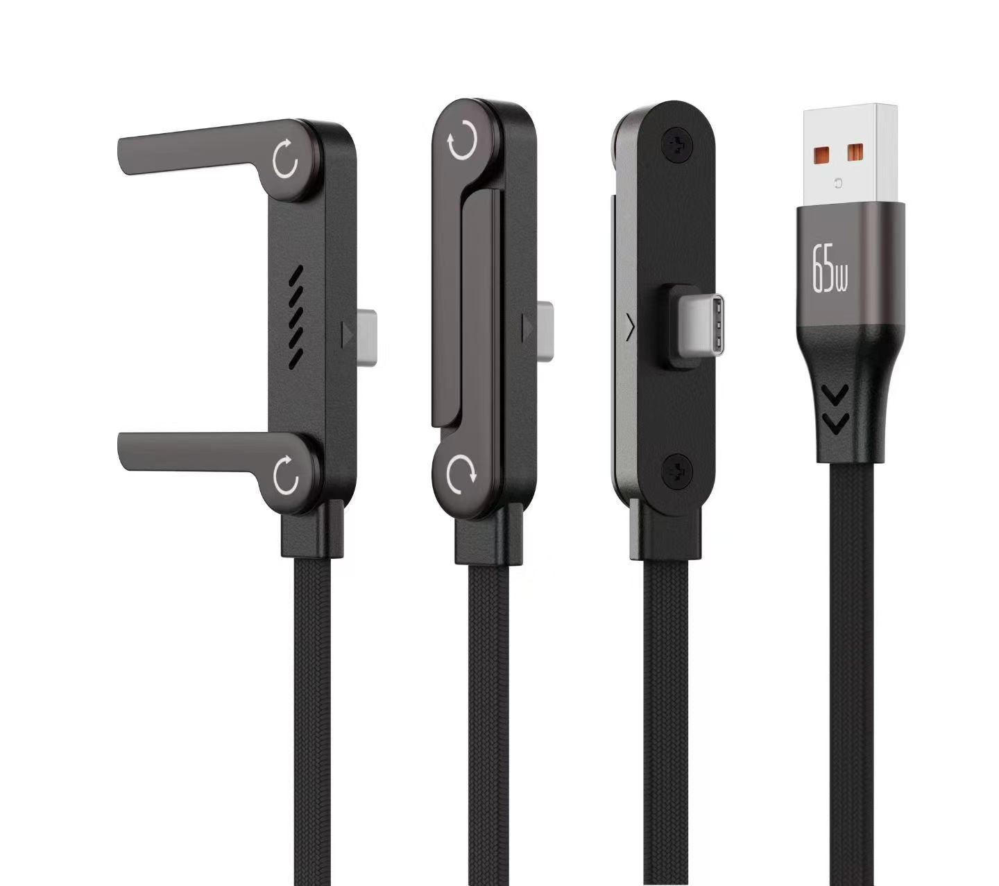 240W Foldable Phone Stand & Bendable Fast Charging Cable Compatible with iPhone 15-17 iPad Samsung Durable Aluminum Connector Universal Fit 1.5M Length for Hands-Free Charging