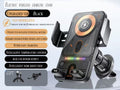 2026 new cool car wireless fast charging holder, intelligent sensor opening and closing, universal mobile phone navigation holder, 90-degree rotation, horizontal and vertical screen use, built-in ambient light, intelligent high-end navigation holder