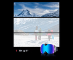 4K Camera Smart Ski Goggles, 24M Photo, Anti-Fog - Skyshot