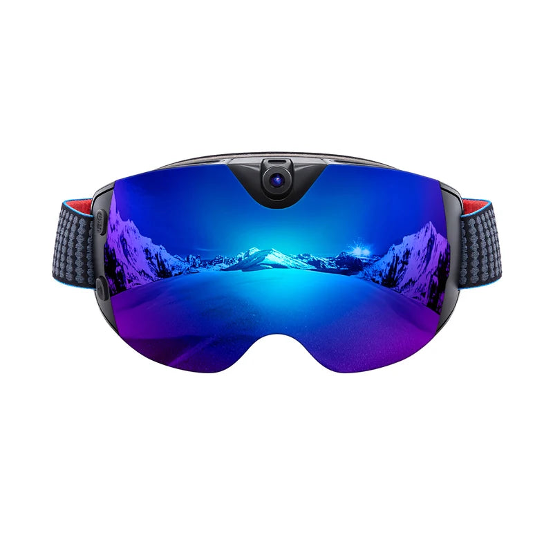 4K Camera Smart Ski Goggles, 24M Photo, Anti-Fog - Skyshot