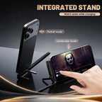 240W Foldable Phone Stand & Bendable Fast Charging Cable Compatible with iPhone 15-17 iPad Samsung Durable Aluminum Connector Universal Fit 1.5M Length for Hands-Free Charging