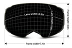 4K Camera Smart Ski Goggles, 24M Photo, Anti-Fog - Skyshot