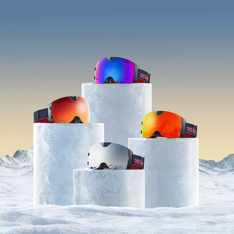 4K Camera Smart Ski Goggles, 24M Photo, Anti-Fog - Skyshot