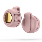 Portable Fan,2-in-1 Waist Clip On Bladeless, Ultra-Quiet Mini Personal Neck Fan 3 Speeds with 360°Adjustable Clip USB Rechargeable for Hiking,Office & Outdoor