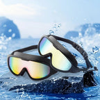 Swim Goggles  - Wide View Anti-Fog & UV, No Leaking Swim Glasses for Men, Women, Kids Swimming