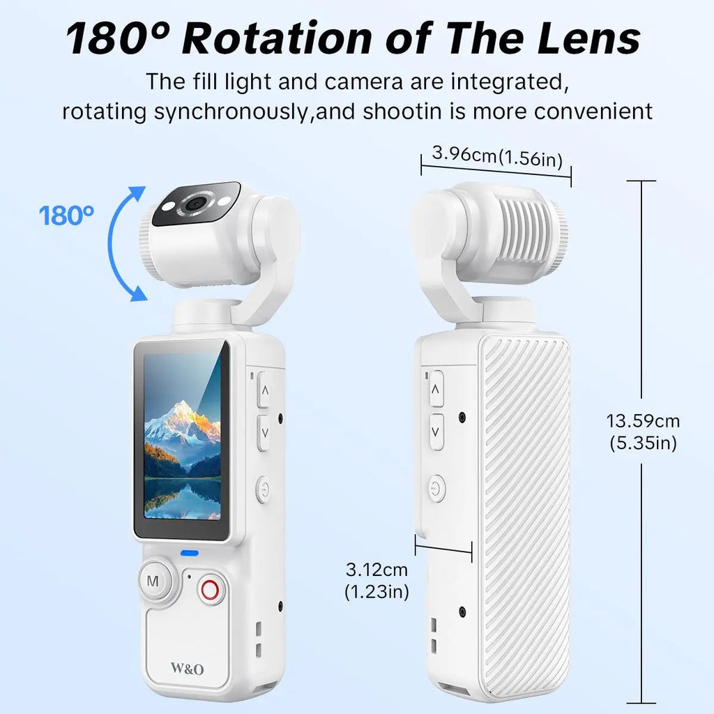 Q7 Upgraded Vlogging Camera with 32GB Card, Video Recorder, Digital Vlogging Camera with 180° Rotating Lens, Full Body Camera for Vlogging, Travel & Daily Life Recording, Camcorder, The best gift