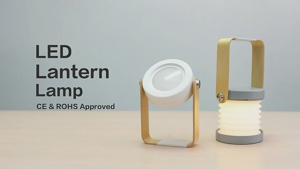 Retro folding desk lamp，Touch lamp, charging night light, reading portable lantern, lamp for home use, Christmas lamp